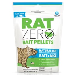 Scotts Zero Bait Pellets For Mice and Rats 1 lb 1 pk