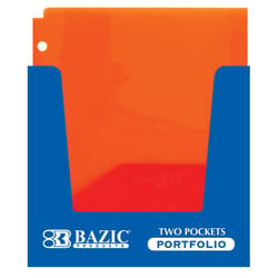 Bazic Products 11.65 in. W X 9.43 in. L Poly Portfolio