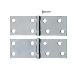 Ace 3.75 in. W X 1-1/2 in. L Zinc Plated Zinc Backflip Hinge 2 pk