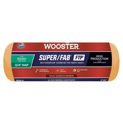 Wooster Super/Fab Synthetic Blend 9 in. W X 3/4 in. Paint Roller Cover 1 pk