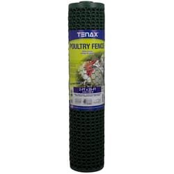 Tenax 2 ft. H X 25 ft. L Polyethylene Poultry Fence 3/4 in.