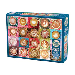 Cobble Hill Love You a Latte Jigsaw Puzzle Multicolored 500 pc