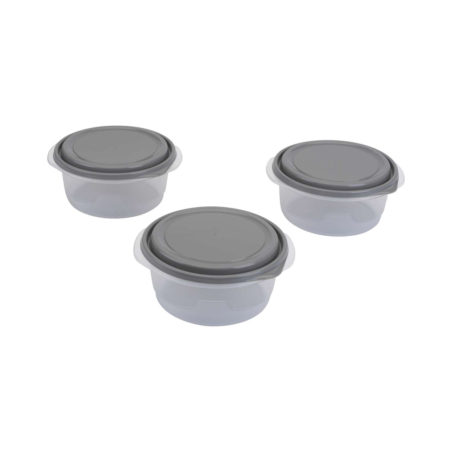 Meal Prep 3 Compartments, Round, 10-Piece Set - GoodCook