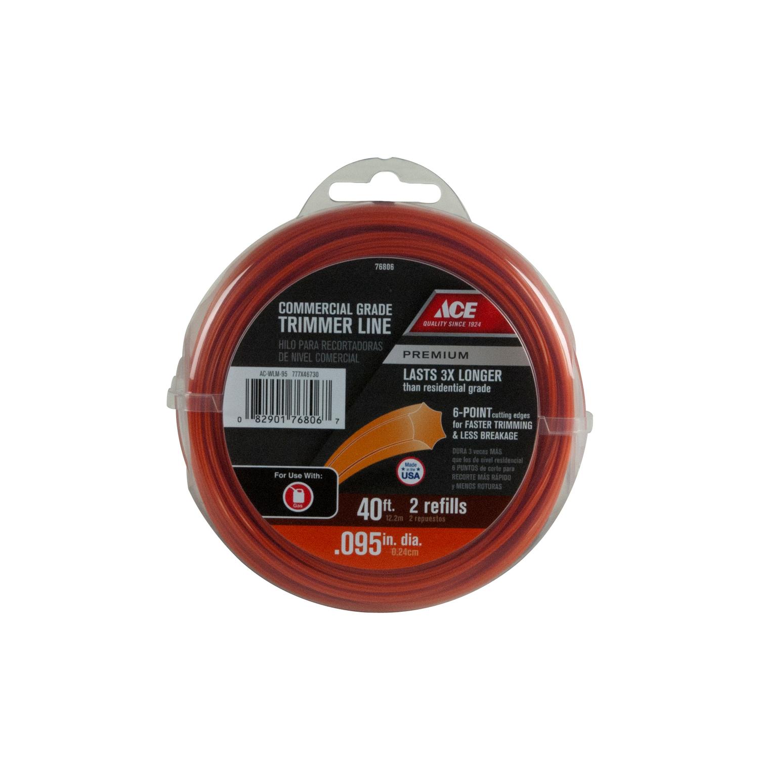 Weed Warrior Residential Grade .065 in. D X 30 ft. L Trimmer Spool - Ace  Hardware