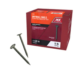 Ace 1-5/8 in. Drywall Phosphate-Coated Steel Nail Cupped Head 5 lb