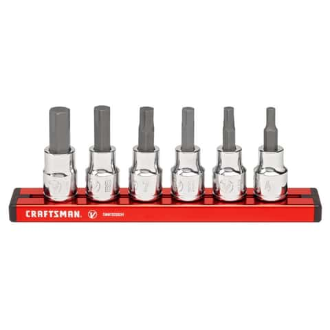 3/8 in. Drive Metric Hex Socket Set, 6 Piece