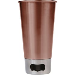 Mad Man 18 oz Copper Stainless Steel Beer Mug