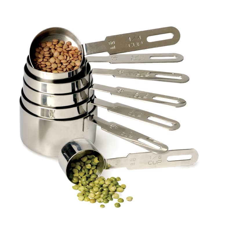 RSVP International Endurance Stainless Steel Silver Measuring Set Sansujyuku sansujyuku.com