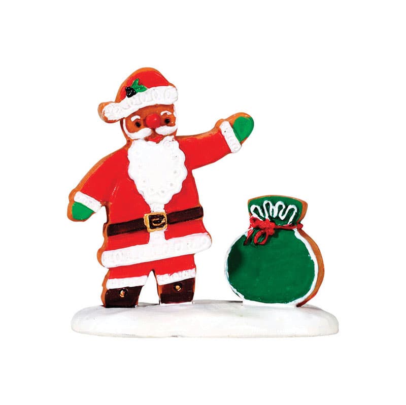 UPC 728162724823 product image for Lemax Gingerbread Santa Porcelain Village Accessory Multicolored Resin 1 pk | upcitemdb.com