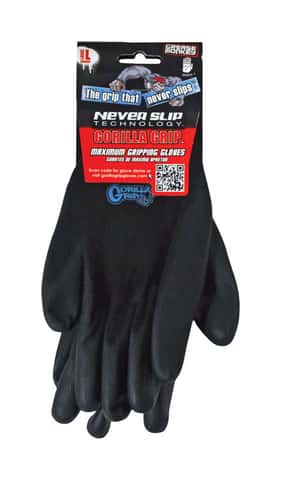 LARGE Grease Monkey - Gorilla Grip Gloves ( 5 Pair Pack ) ~NEW~