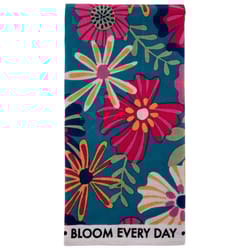 Karma Multicolored Cotton Bloom Every Day Tea Towel 1 pk