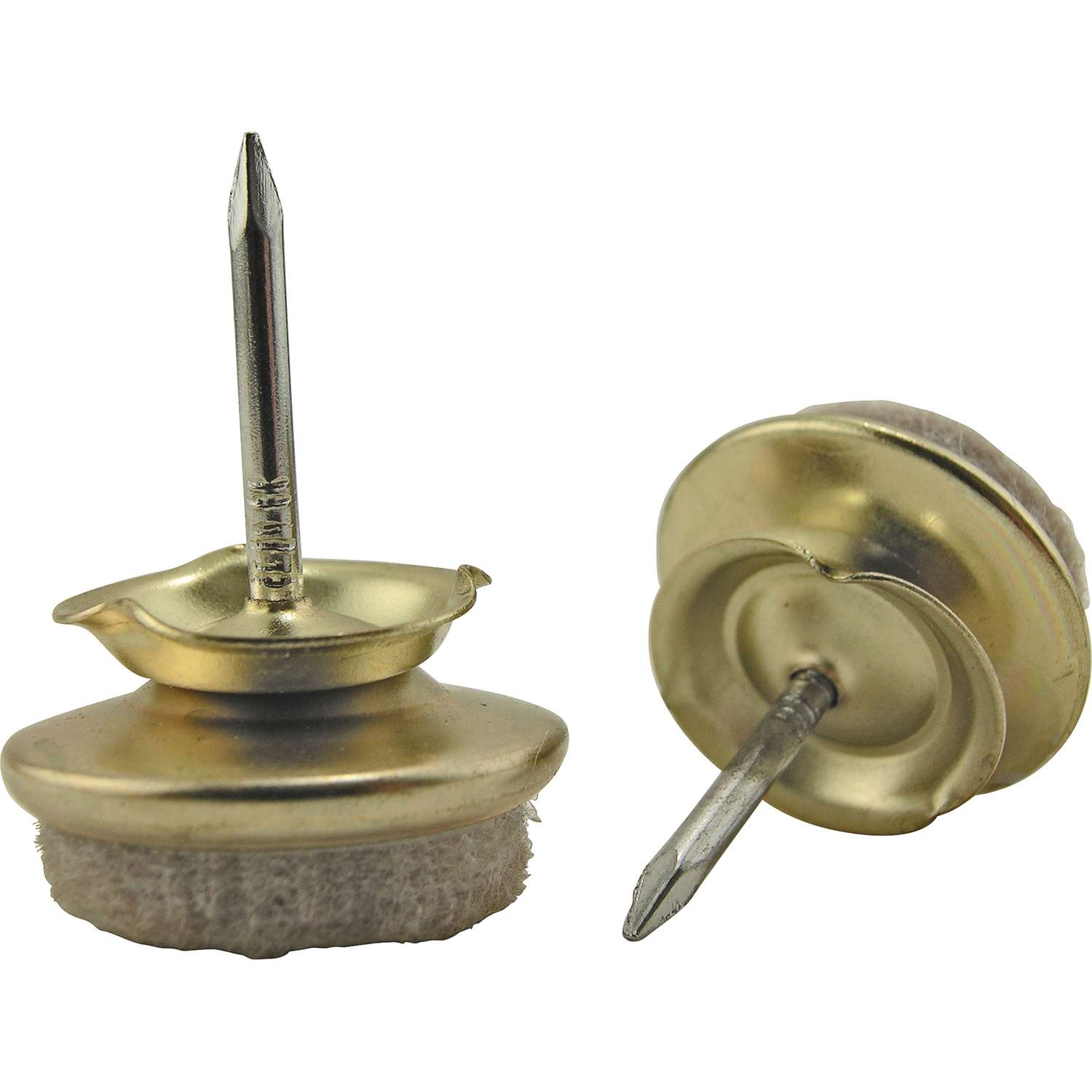 Shepherd Hardware Brass Felt Chair Glide 4 pk Ace Hardware