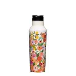 Corkcicle Sport Canteen 20 oz Rifle Paper Garden Party BPA Free Insulated Bottle