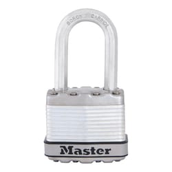 Master Lock 3-13/32 in. H X 1-3/4 in. W X 1.5 in. L Stainless Steel Ball Bearing Locking Padlock