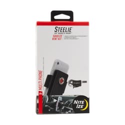 Nite Ize Steelie Black/Gray Squeeze Vent Kit