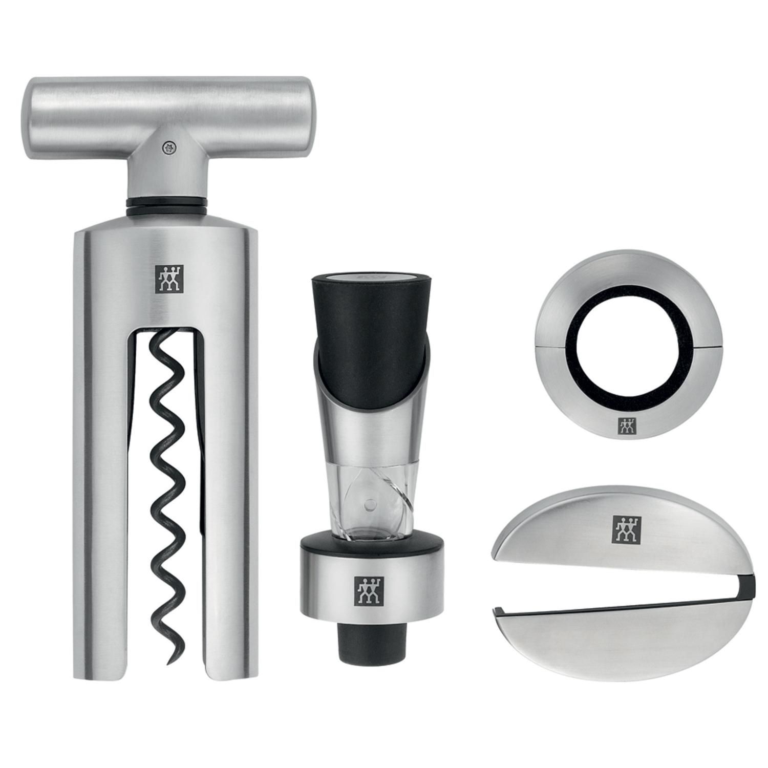 Zwilling J.A Henckels Sommelier Silver Stainless Steel Wine Tool Kit Sansujyuku sansujyuku.com