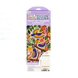 OOLY Paintology Blue Birds Paint By Number Canvas Kit Multicolored 25 pc