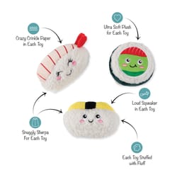 Pet Shop By Fringe Studio Multicolored Plush Rice To Meet You Dog Toy