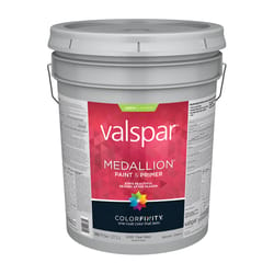 Valspar Medallion Satin Clear Base Paint and Primer Exterior 5 gal
