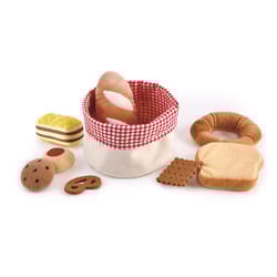 Hape Toddler Bread Basket Play Set Multicolored 9 pc