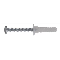 Sharkie 1/4 in. D X 1-3/16 in. L Nylon Round Head Screw and Anchor 6 pc