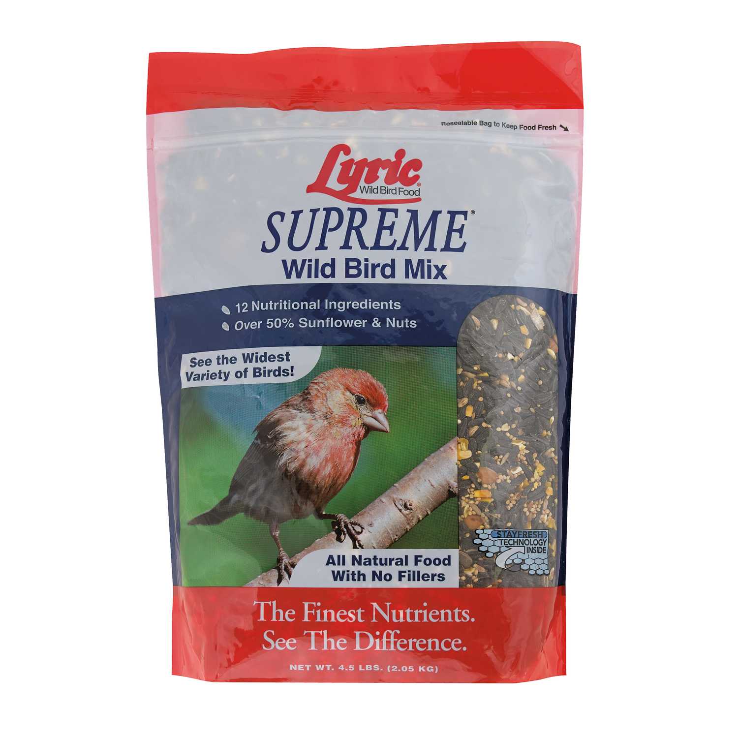 Lyric Supreme Assorted Species Wild Bird Food Sunflower Seeds 4 5