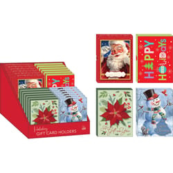 Paper Images Assorted Christmas Gift Card Holder