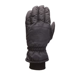 Seirus Eclipse L Ribbed Softina/Leather Black Cold Weather Gloves