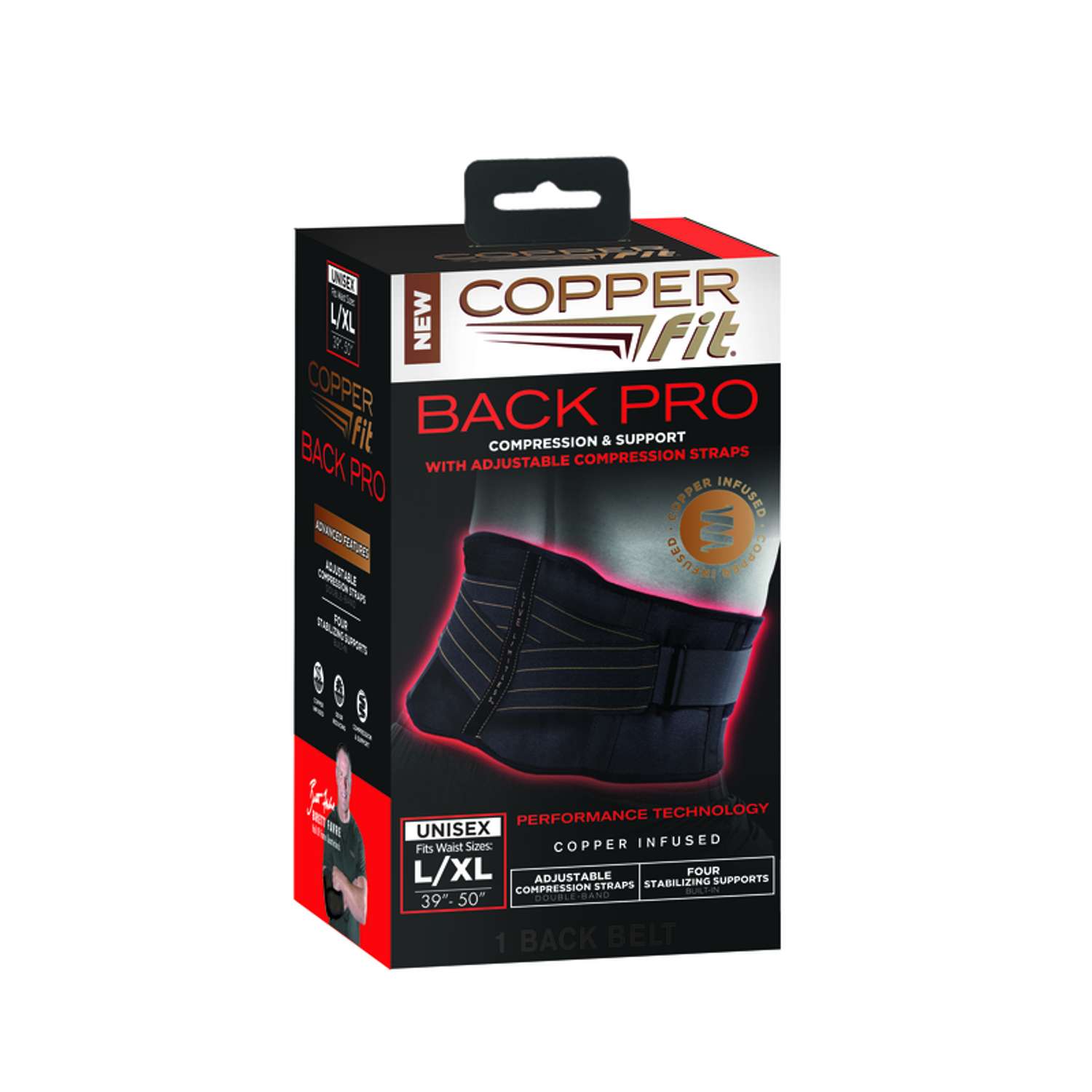 Copper Fit Back Support Brace 1 pk - Ace Hardware