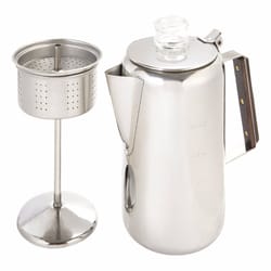 Tops Rapid Brew 9 cups Silver Stovetop Percolator