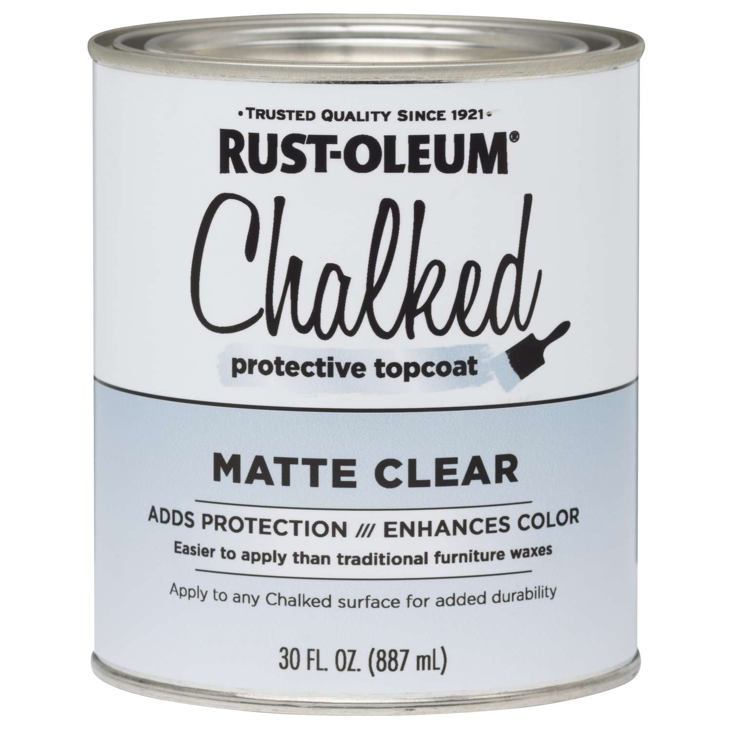 RustOleum Chalked Clear Protective Top Coat Indoor 1 qt. Ace Hardware