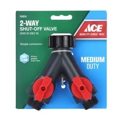 Ace 3/4 in. Plastic Threaded Female/Male 2-Way Shut-off Valve