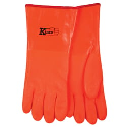 Kinco Men's Indoor/Outdoor Safety Safety Gloves Orange L 1 pair