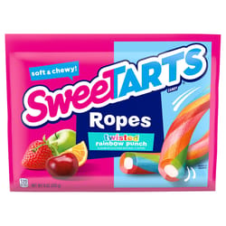 SweeTarts Ropes Twisted Rainbow Punch Candy 9 oz