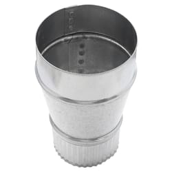 Imperial 4 in. D X 3 in. D Galvanized Steel Furnace Pipe Reducer