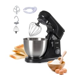 Commercial Chef Black/Silver 4.7 qt 7 speed Stand Food Mixer
