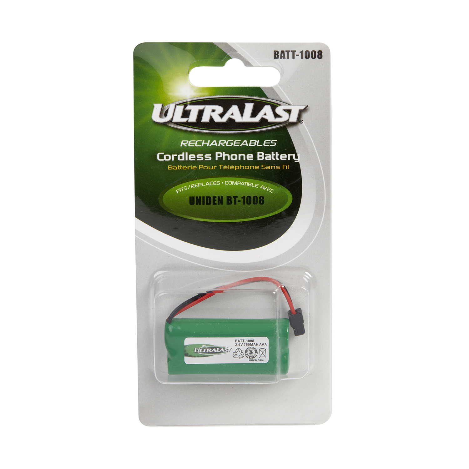 Photos - Circuit Breaker UltraLast NiMH AAA 2.4 V 750 mAh Cordless Phone Battery BATT-1008 1 pk