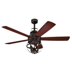 Westinghouse Stella Mira 52 in. Oil Rubbed Bronze Brown LED Indoor Ceiling Fan