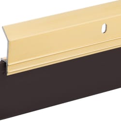 Randall 36 in. L Gold Aluminum/Vinyl Door Sweep 1 pc