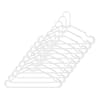 Whitmor® White Plastic Clothes Hangers - 10 Pack at Menards®