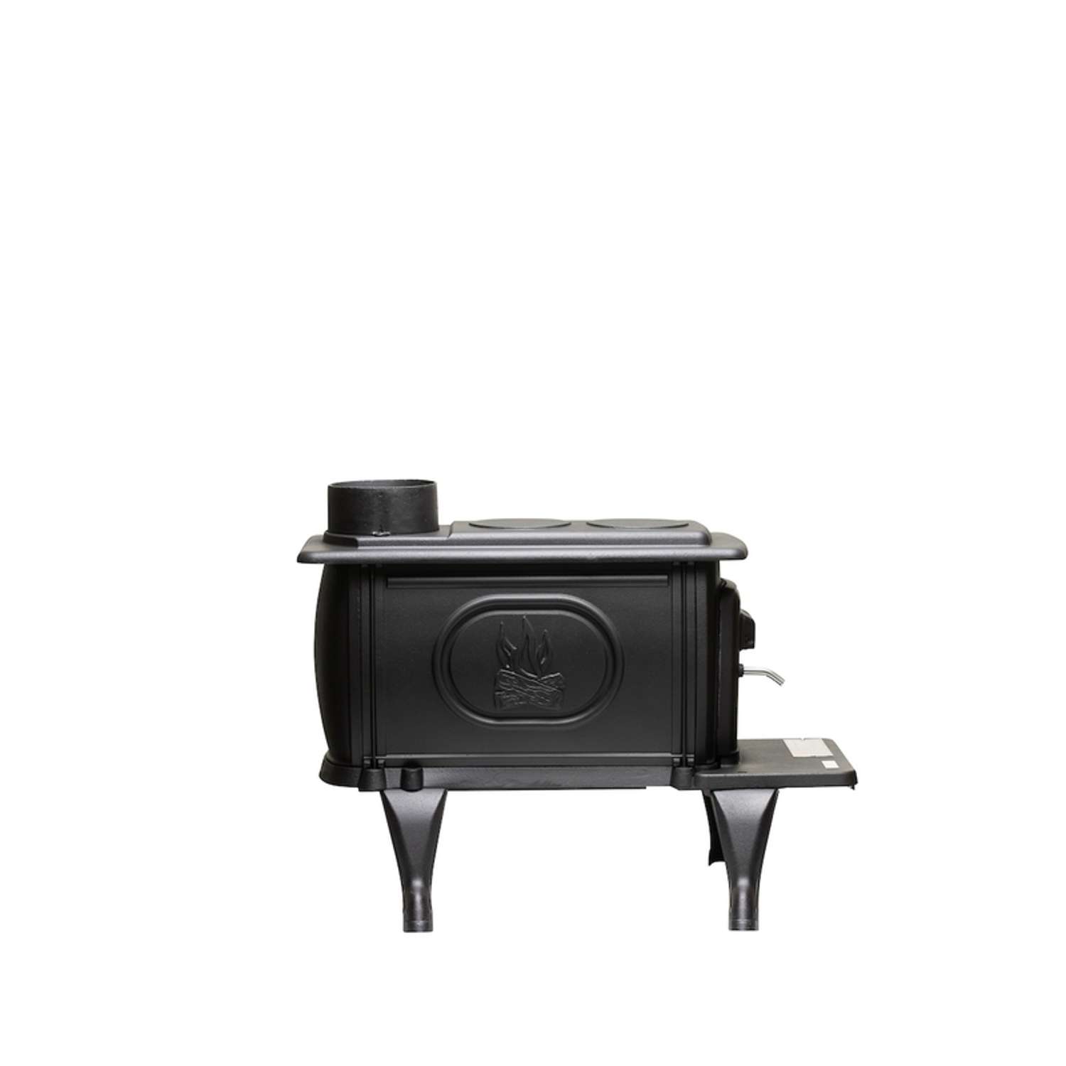 US Stove 2,500 Sq. Ft. Wood Stove with Cast Iron Legs & Blower