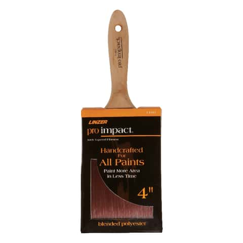 Linzer Pro Impact 2 in. W Angle Polyester Blend Trim Paint Brush