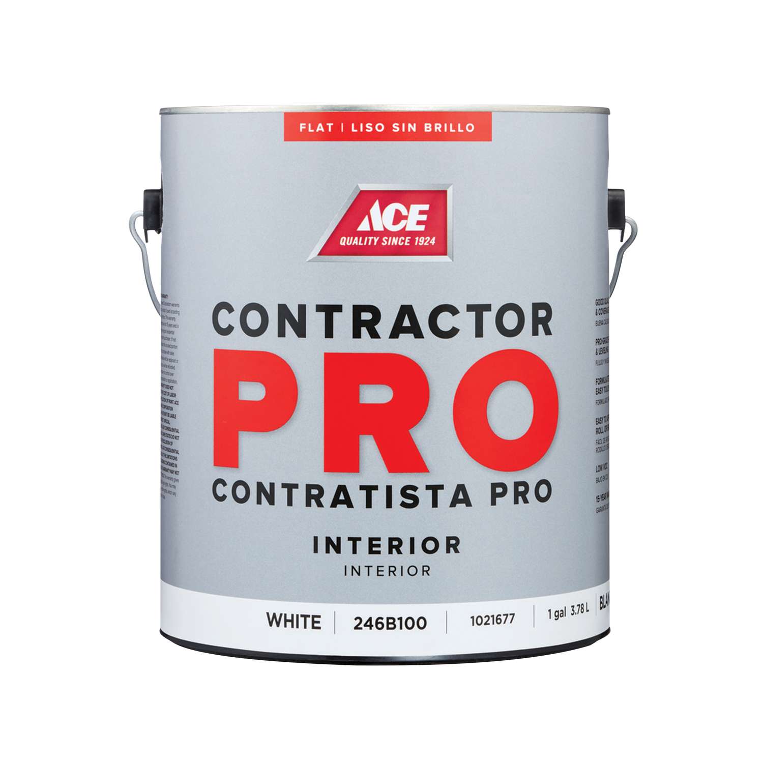 Ace Contractor Pro Flat White Paint Interior 1 gal. Ace Hardware