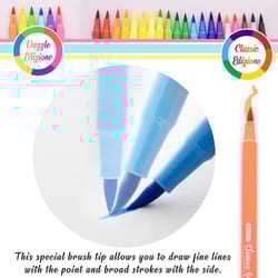 Bazic Products Assorted Brush Markers 20 pk