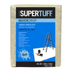 Trimaco SuperTuff 4 ft. W X 5 ft. L 8 oz Canvas Drop Cloth 1 pk