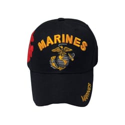 JWM U.S. Marines Logo Baseball Cap Black One Size Fits All