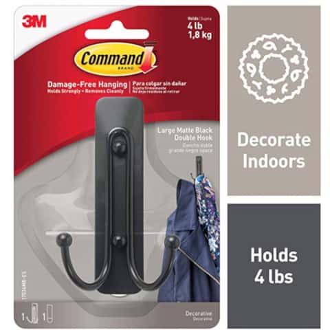 3M Command Black Large Picture Hanging Strips 16 lb 4 pk - Ace Hardware