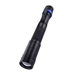 Police Security Sleuth 350 lm Black LED Flashlight AA Battery