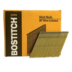 Bostitch 2-1/2 in. L X 10 Ga. Angled Strip Galvanized Stick Nails 28 deg 2,000 pk