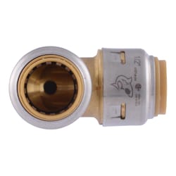SharkBite 1/2 in. Push-to-Connect 1/2 in. D Brass 90 Degree Elbow with Drain